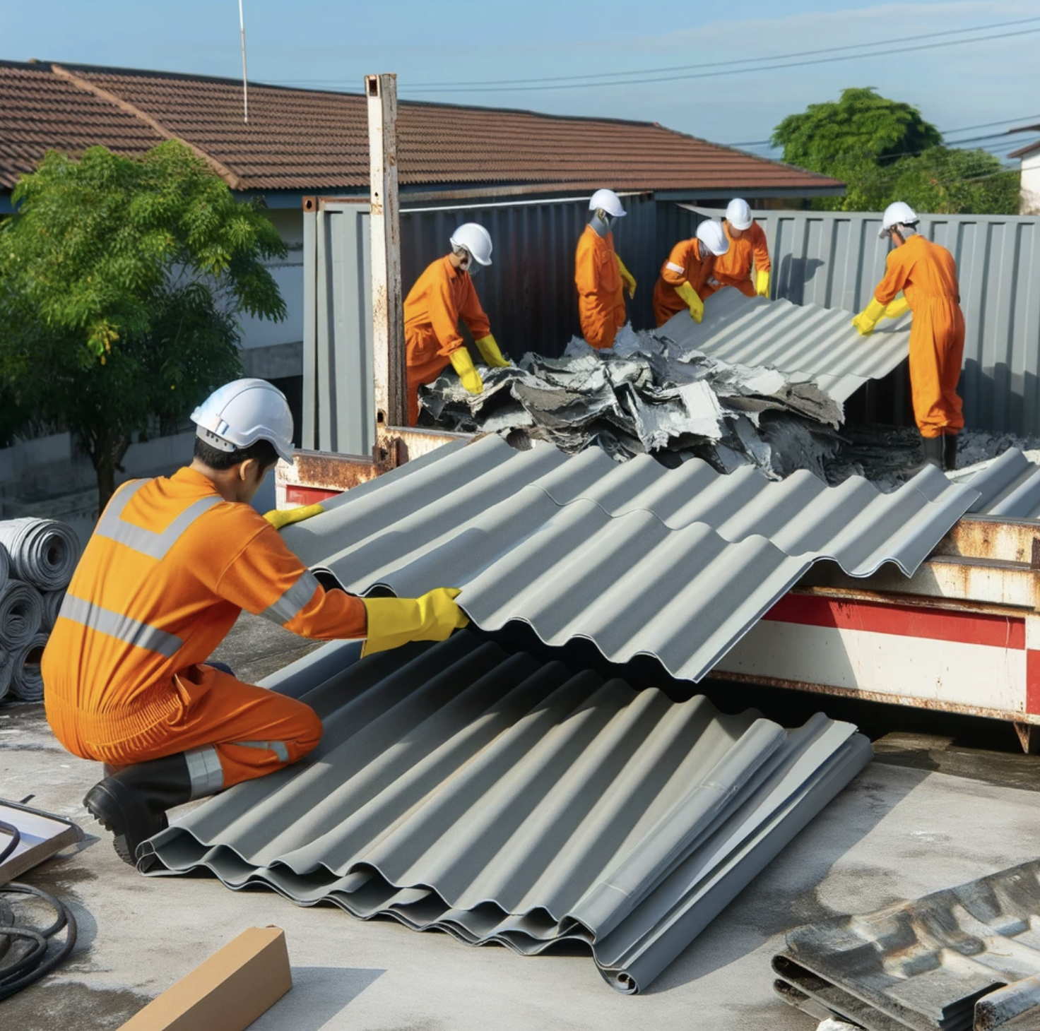 Asbestos Roofing Sheets