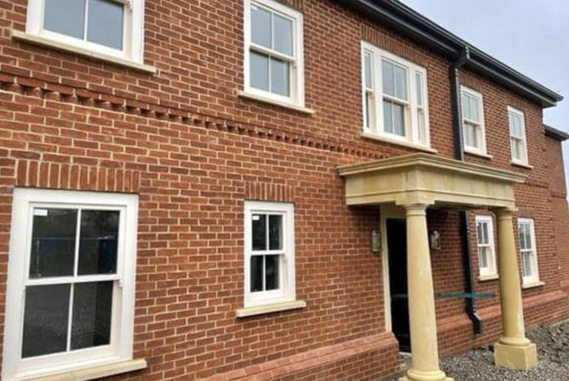 Red Rustc Style Bricks on Property House