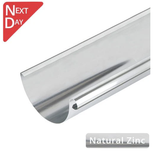 Zinc Gutter Length - Next Day Delivery