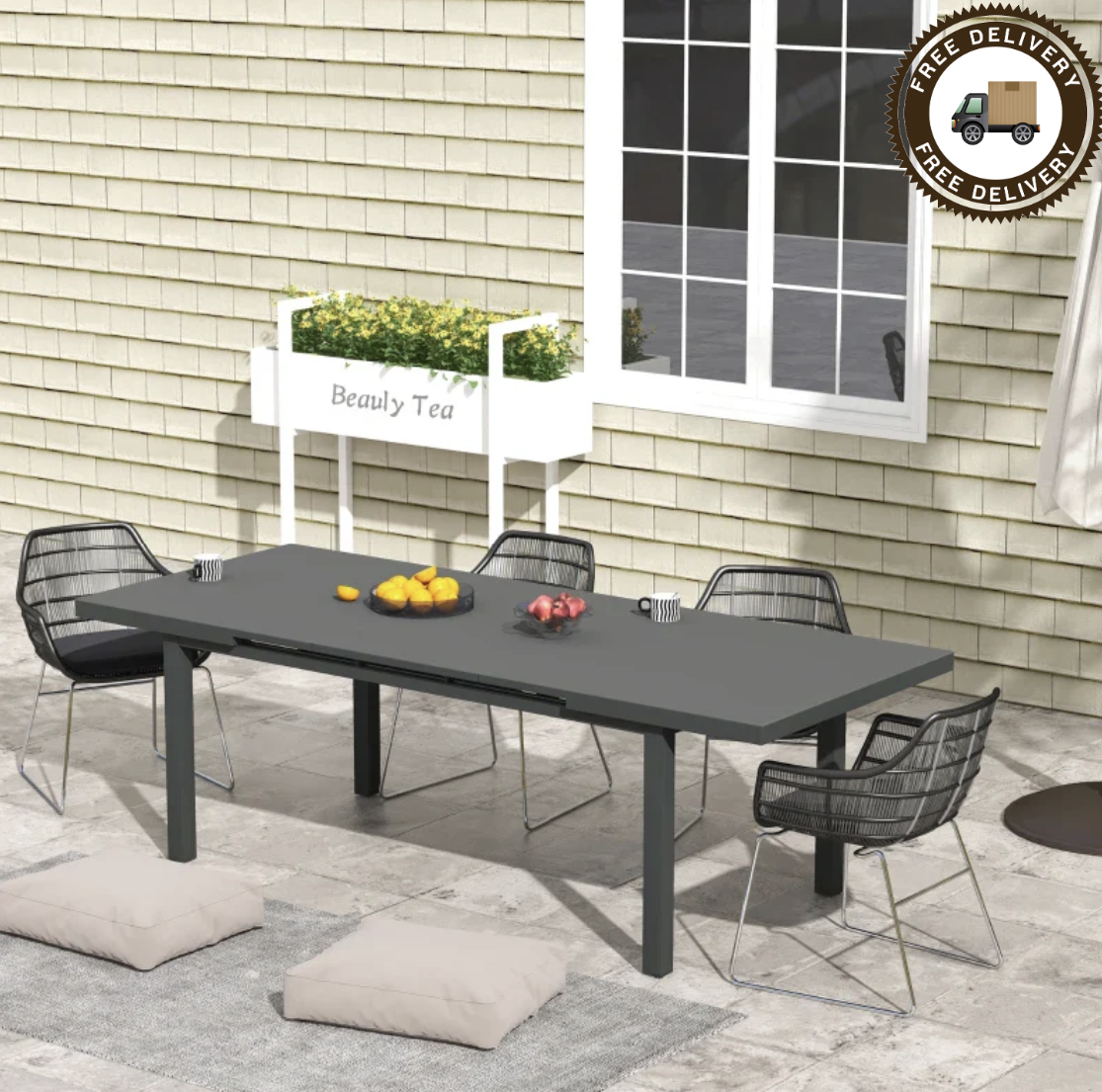 Extendable Garden Tables Trade Warehouse