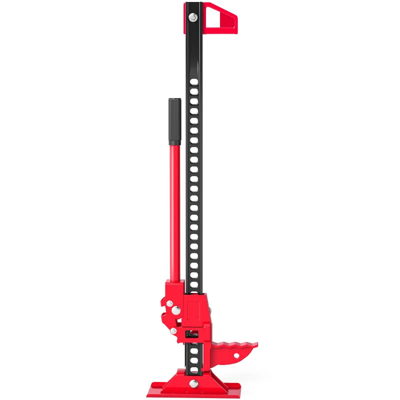 3 Tonne High Lift Farm Jack 33 Inch for 4x4 Tractors Trucks Agricultural Use Red