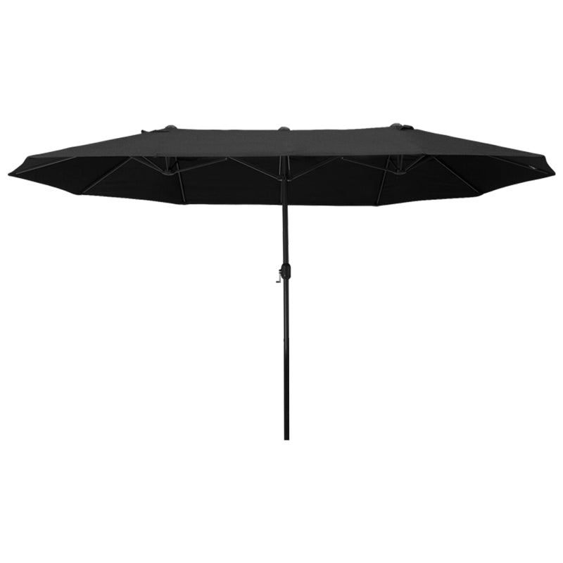Black 4.6m Canopy Parasol