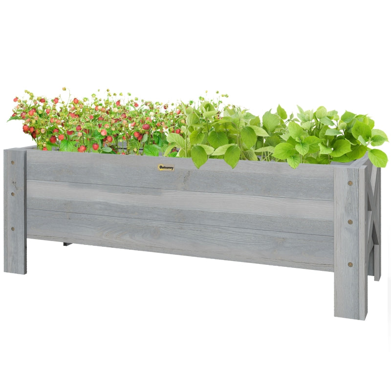 58L Garden Raised Bed Grow Container for Outdoor Plants