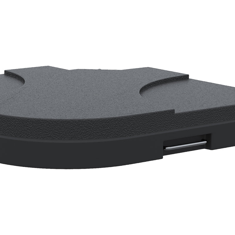 Black 4-Piece Banana Umbrella Stand Weights, Up to 72kg