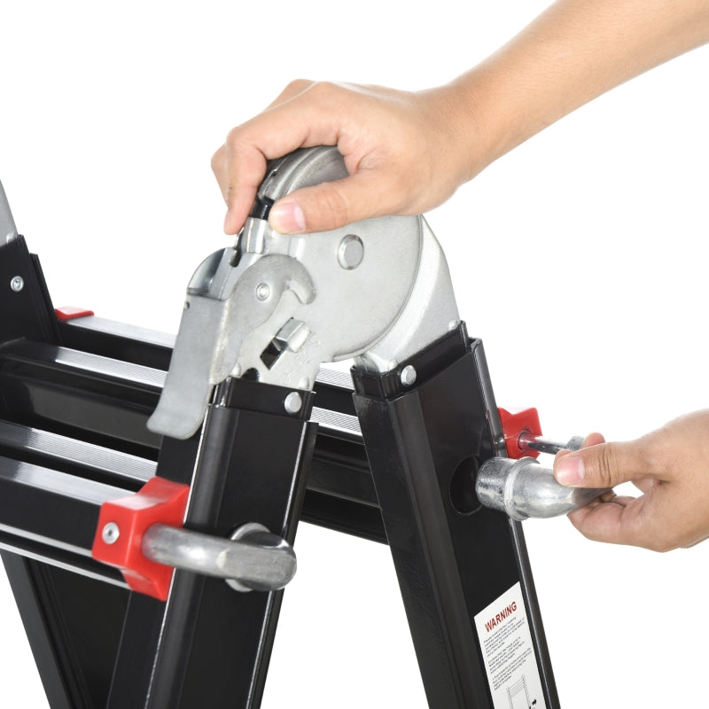 4M Aluminium Telescopic Ladder for Home and Garden