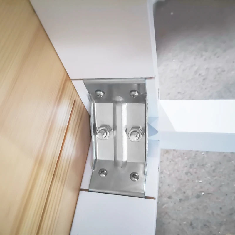 Rustic Four-Seater Farmhouse-Style Wooden Dining Table - Perfect for Family Meals and Country Decor