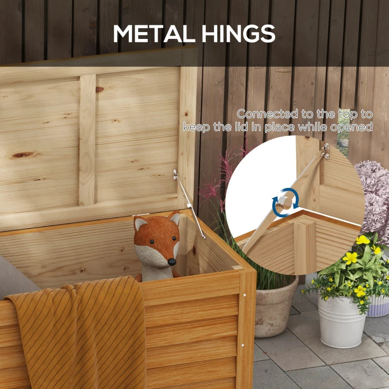 Wooden Outdoor Storage Box for Any Space