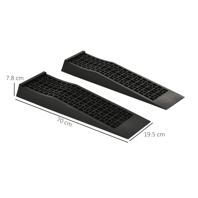 Low Entrance Plastic Curb Ramps for Vehicles