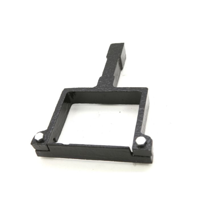 Hargreaves Cast Iron 125x100mm Rectangular Build-in Holderbat - Painted Black