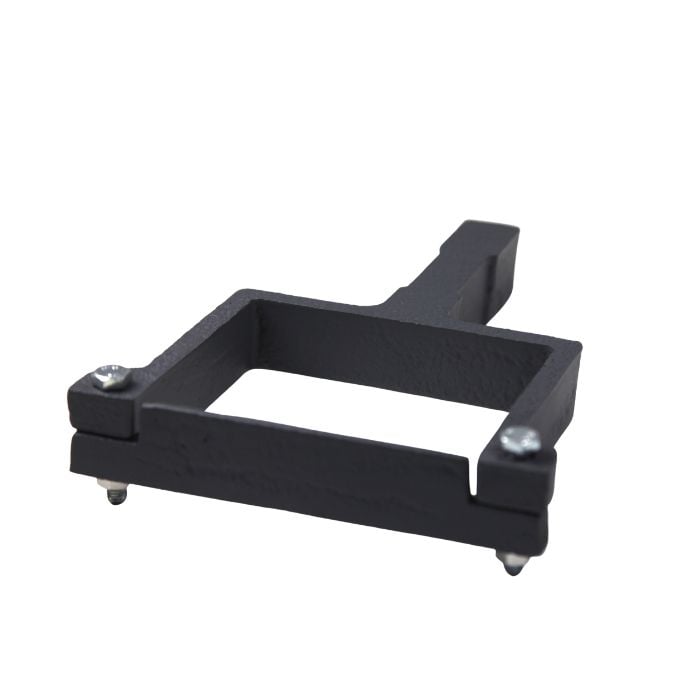 Hargreaves Cast Iron 100x100mm Plain Square Anti-Splash Shoe - Primed