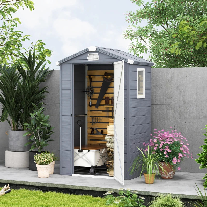 4ft x 3ft Grey Storage Shed
