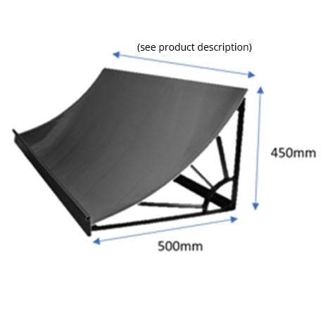 1170mm Quartz Zinc Canopy