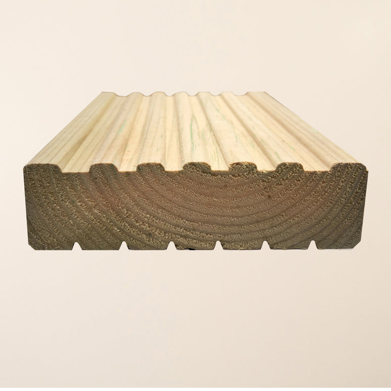 Pressure-Treated Redwood Decking Kit – Scandinavian Timber, Multiple Sizes, Complete DIY Garden Decking Solution with Joists & Fixings