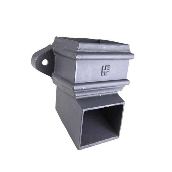 Hargreaves Cast Iron 100x100mm Eared Square Shoe - Primed