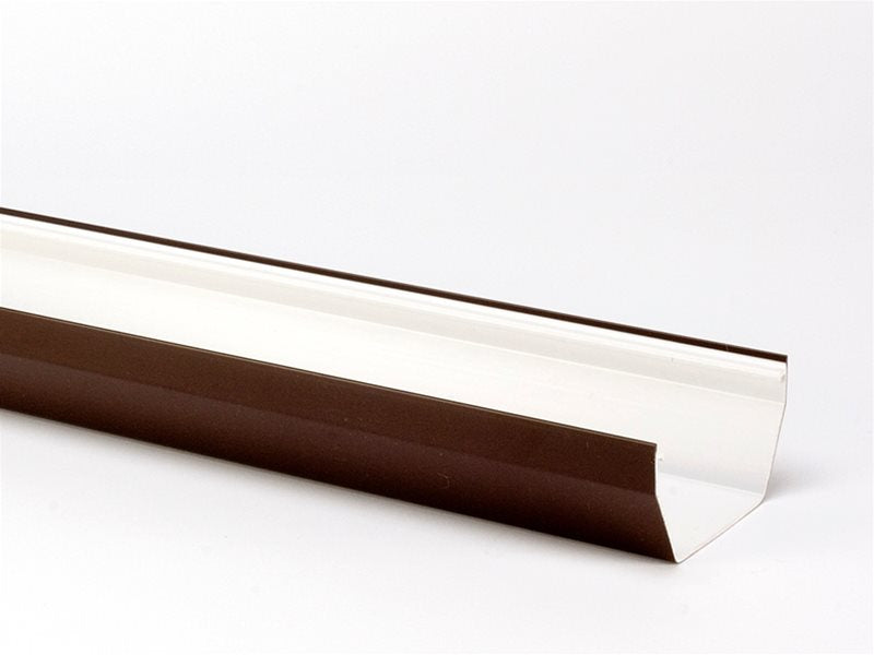 Freefoam Freeflow 114mm Square Gutter - 5m - Leather Brown
