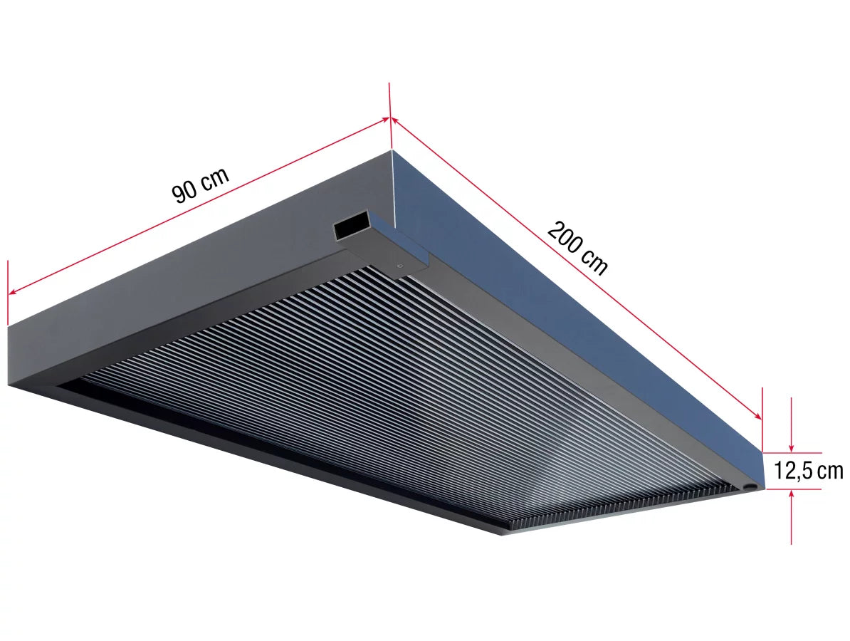 Aluminium 3D-Line Metal Canopy - Bespoke Colour - Brise soleil Front Door Porch Canopy