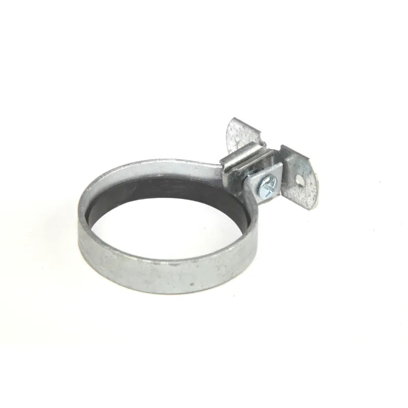 Hargreaves Foundry Cast Iron Black Zinc Plated Steel Downpipe Bracket with Gasket - 75mm - Primed