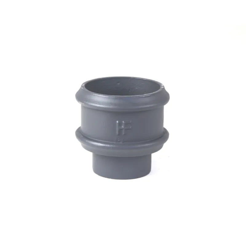 Hargreaves Cast Iron 75mm Plain Rainwater Loose Socket with Spigot - Primed