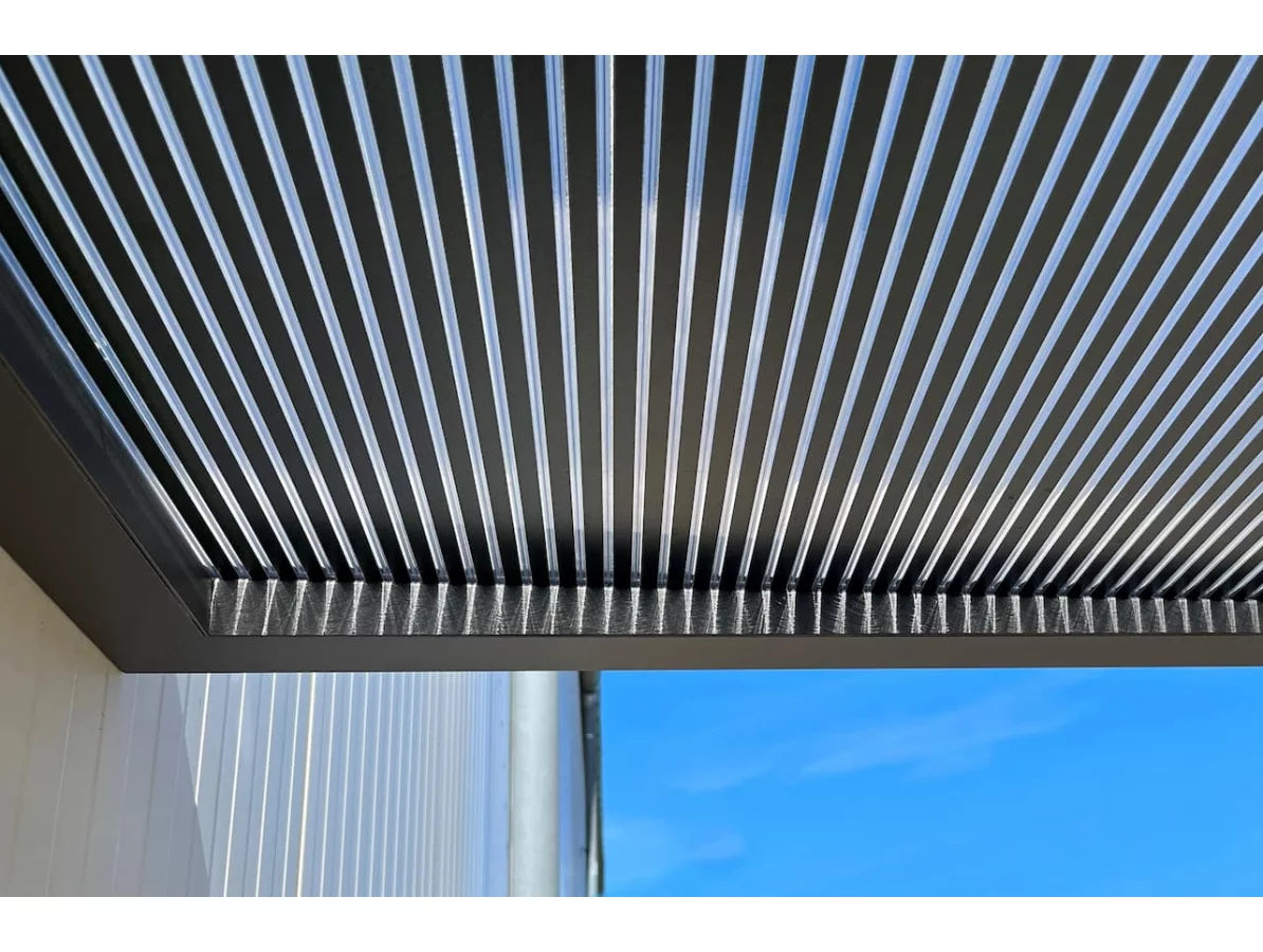 Aluminium 3D-Line Metal Canopy - Bespoke Colour - Brise soleil Front Door Porch Canopy