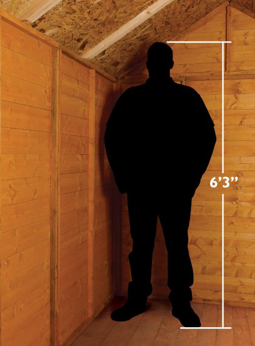 10x8 Premier Garden Shed - Spacious Storage