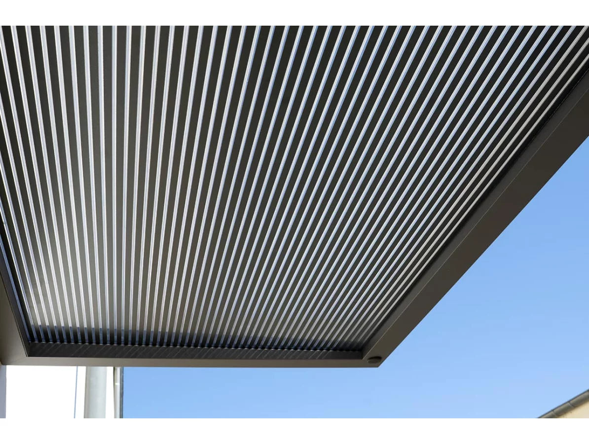 Aluminium 3D-Line Metal Canopy - Bespoke Colour - Brise soleil Front Door Porch Canopy