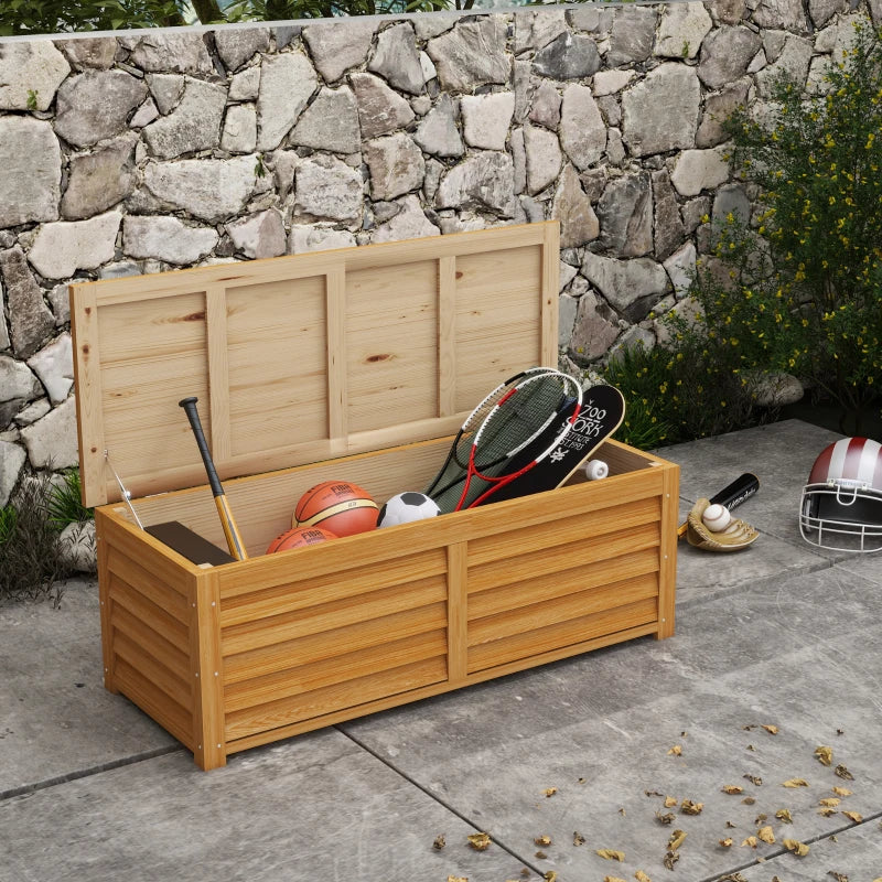 Wooden Outdoor Storage Box for Any Space