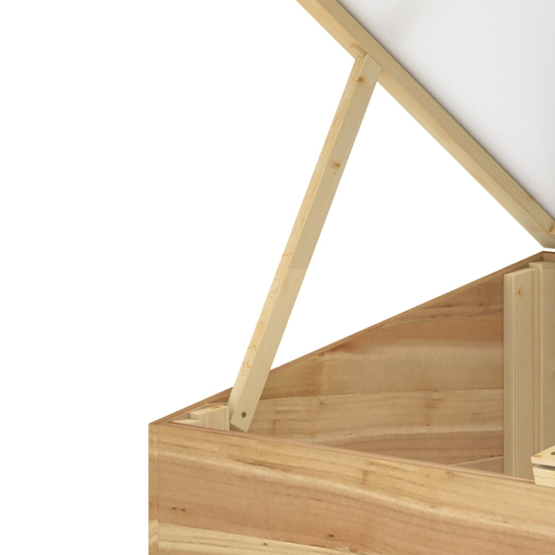 Green Wooden Garden Cold Frame with Openable Top Covers, 100 x 50 x 36 cm