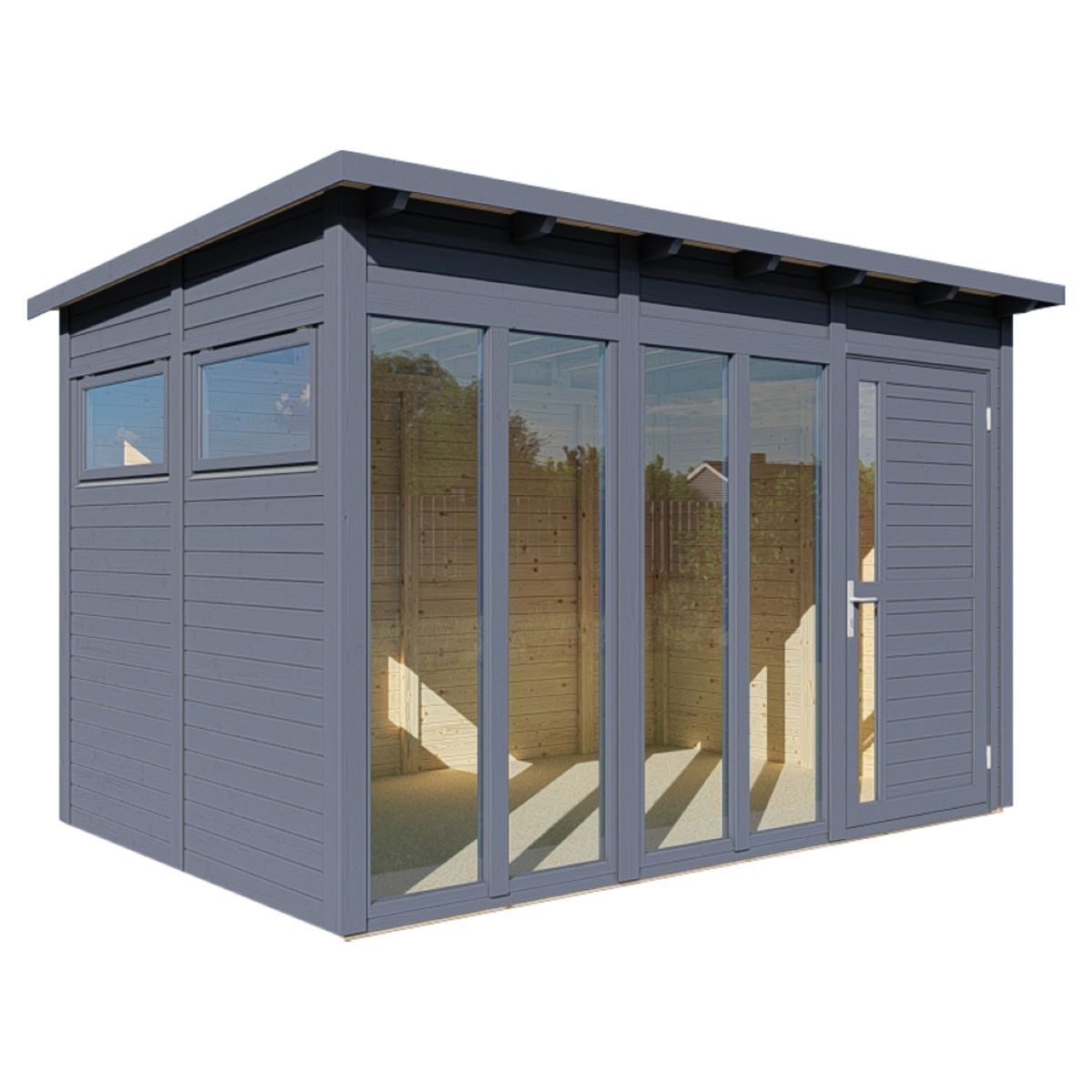 Anthracite Pentus 3 Garden Office