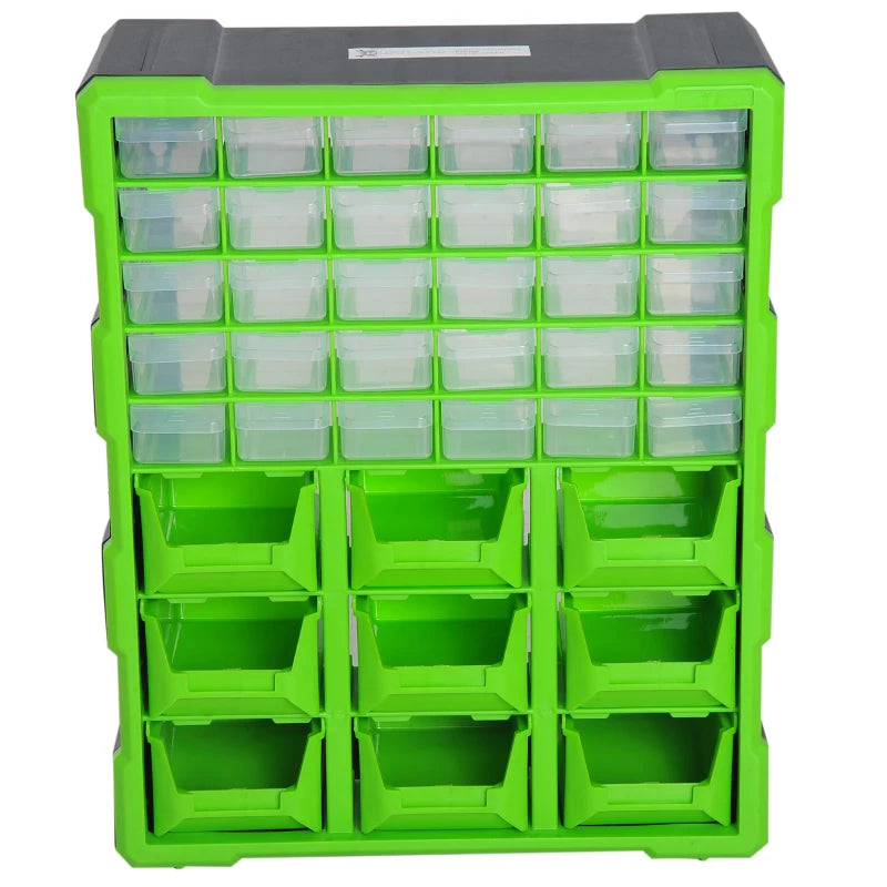 Efficient 39 Drawer Wall Mount Storage Solution