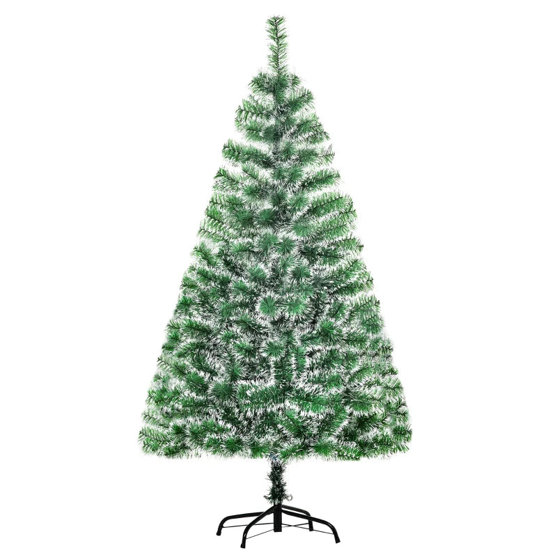 5FT Artificial Christmas Tree with Metal Stand - Indoor Holiday Decoration & Perfect Xmas Gift - Lush Branch Tips