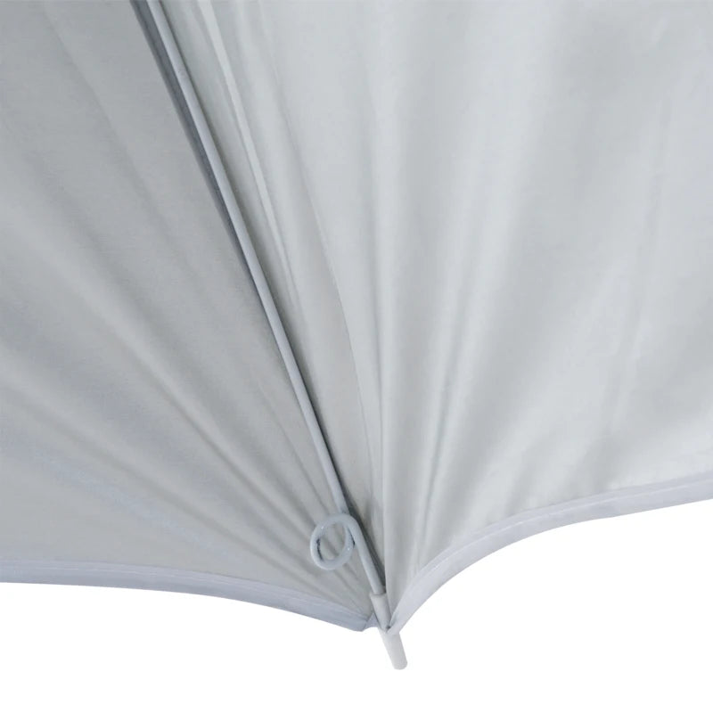 Beach Fishing Umbrella with Sides - Off-White