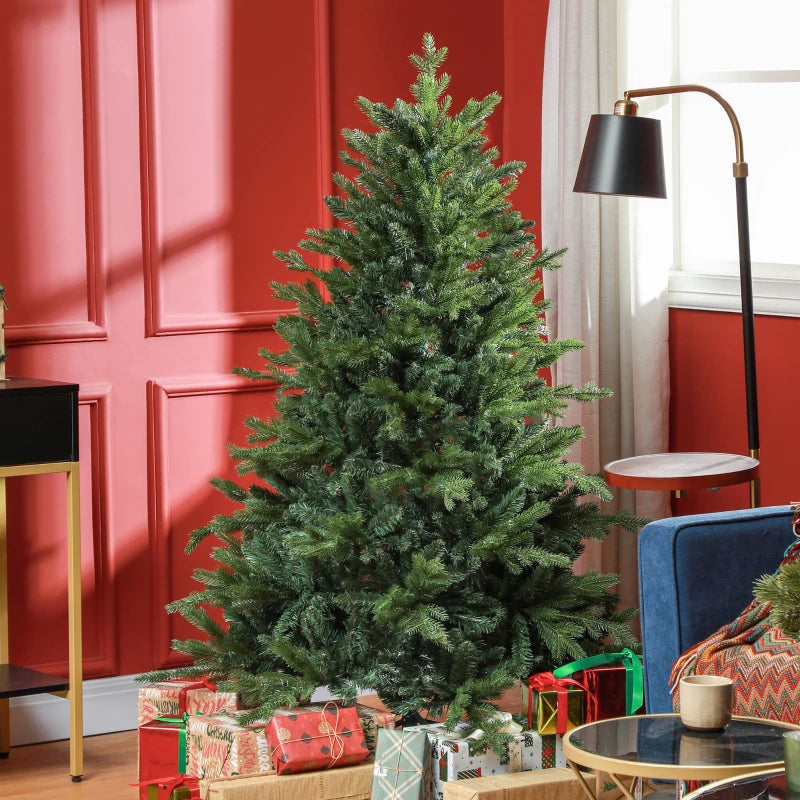 5ft Green Bare Artificial Christmas Tree with 1309 Tips - Perfect for Holiday Decor and Festive Celebrations