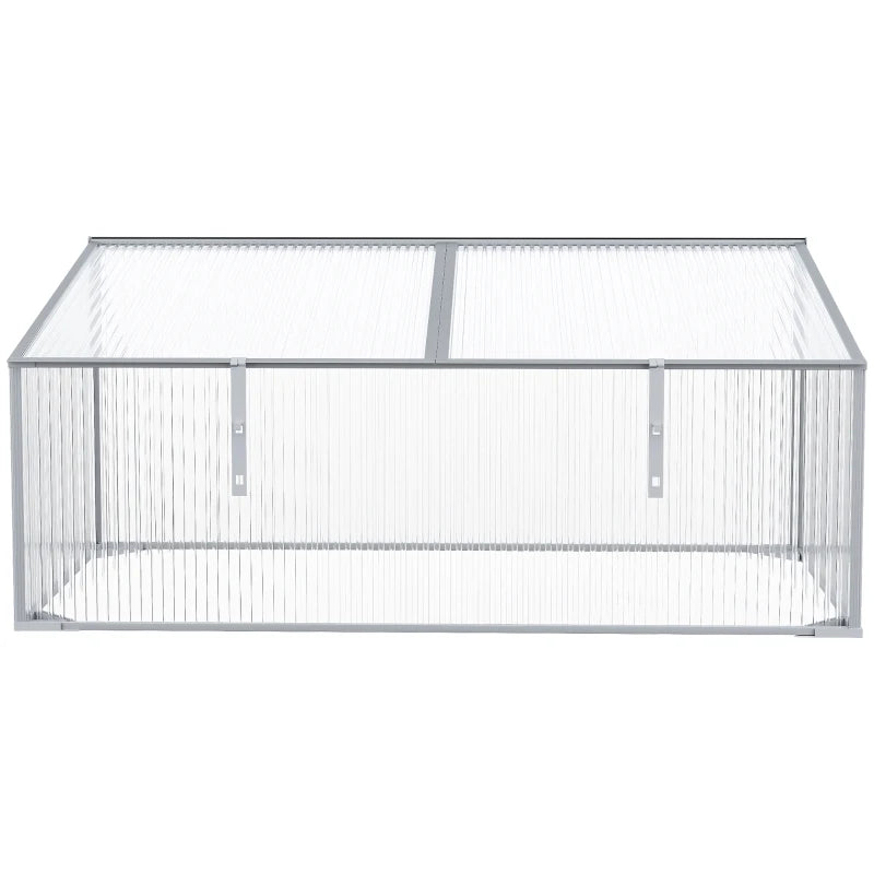 Green Polycarbonate Mini Greenhouse 99x60x44 cm