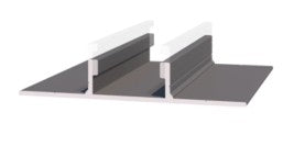 Aluminium Pedestal Anthracite - 50.5mm