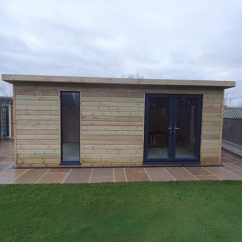 Pressure-Treated Redwood Shiplap Board – 150mm x 15mm – Exterior Timber Cladding