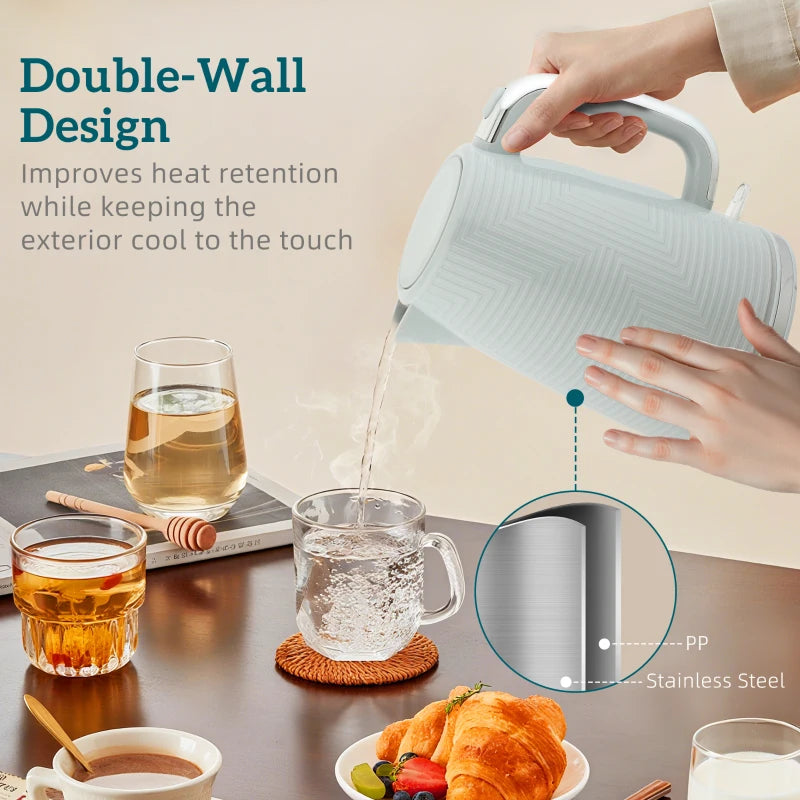 Stylish Grey Kettle and Toaster Set - Modern Kitchen Appliances for Effortless Breakfasts and Elegant Home Decor