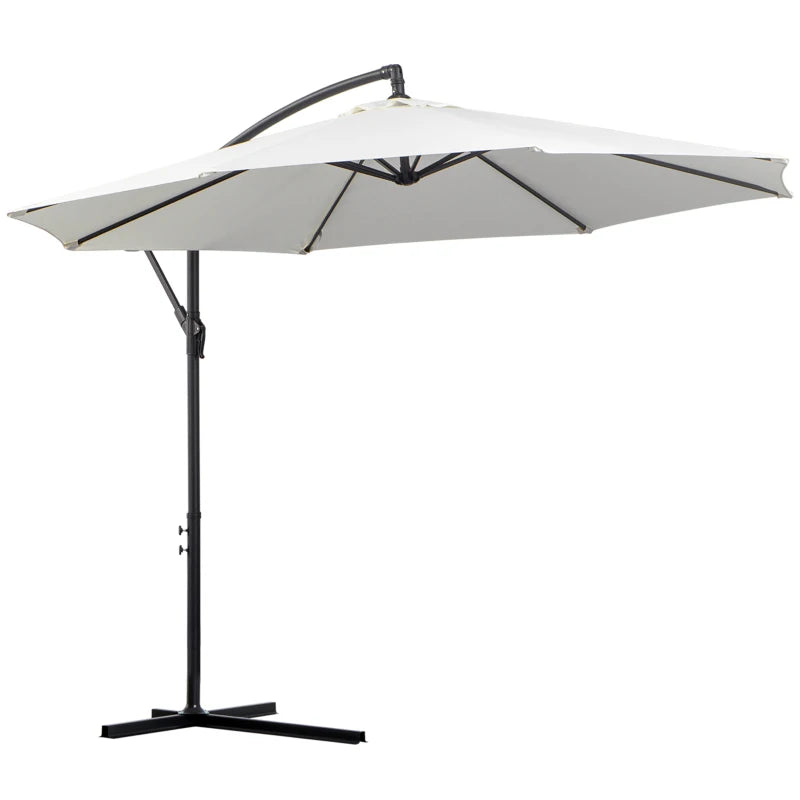 3M Cream White Banana Umbrella Parasol