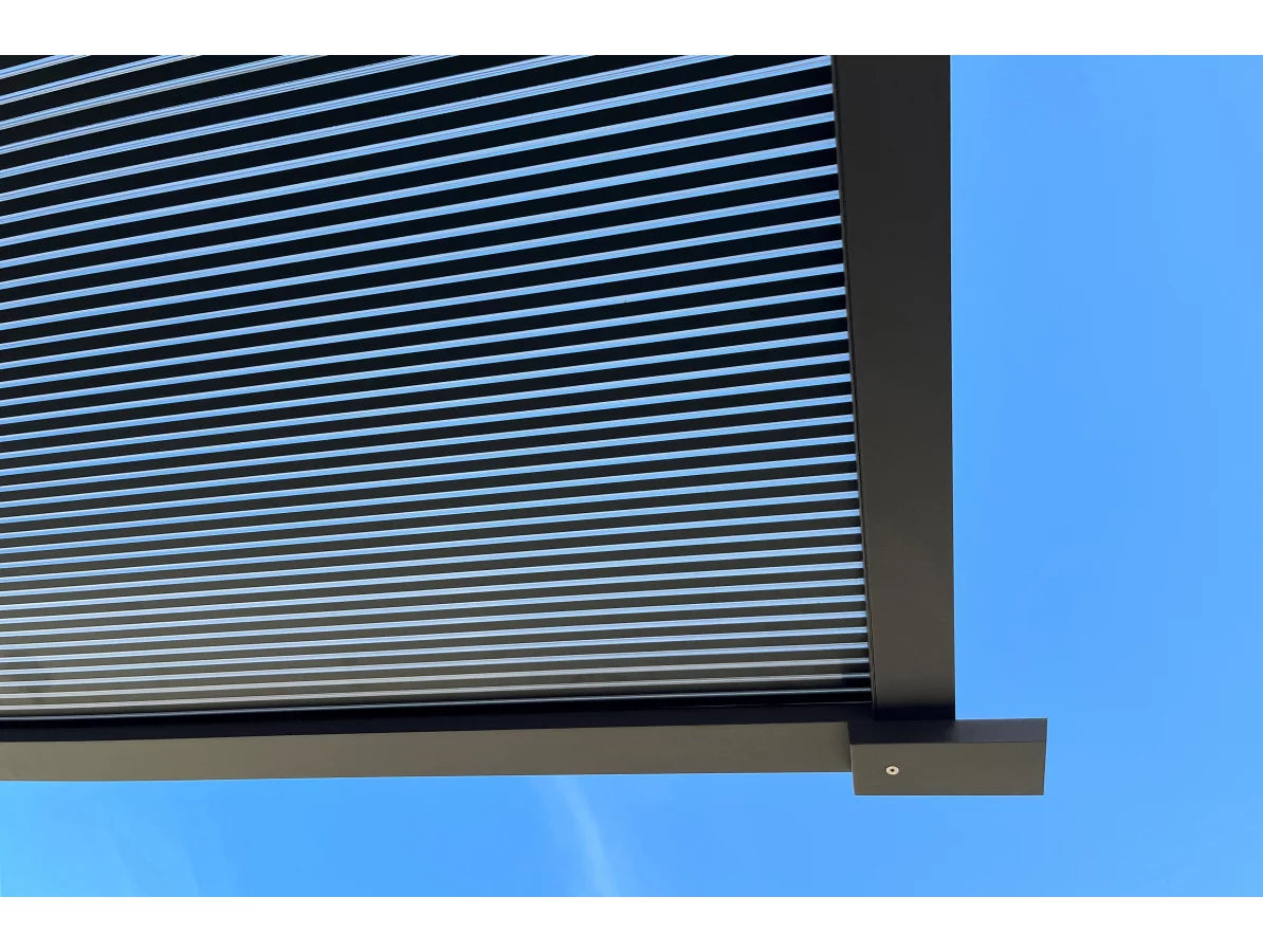 Aluminium 3D-Line Metal Canopy - Bespoke Colour - Brise soleil Front Door Porch Canopy