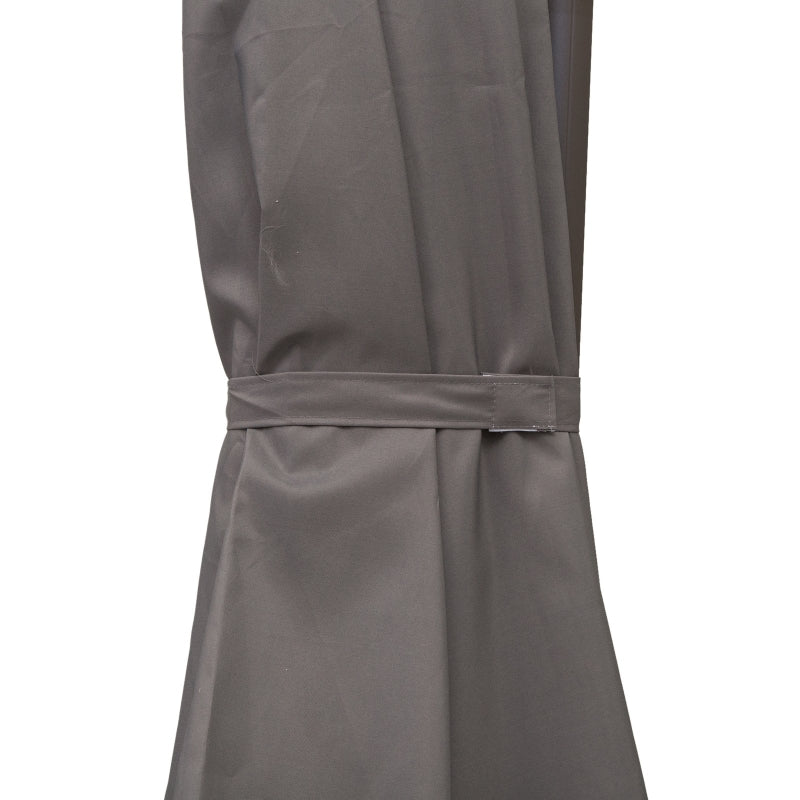 3m Grey Cantilever Garden Parasol