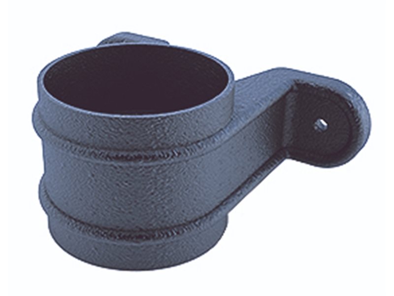 Freefoam Freeflow 68mm Round Downpipe Pipe Clip - Cast Iron Black