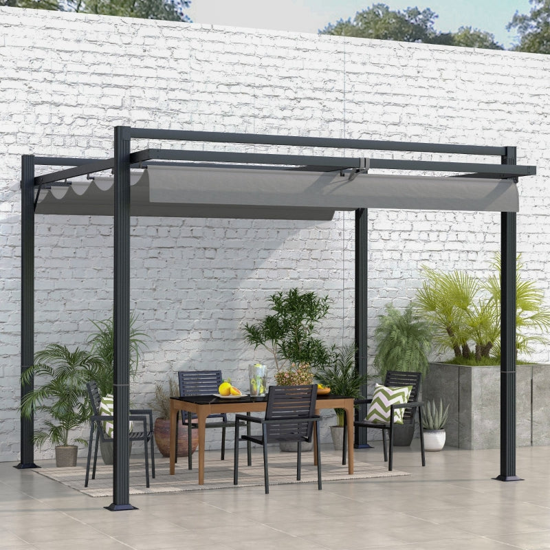 3m x 3m Aluminium Barbecue Pergola