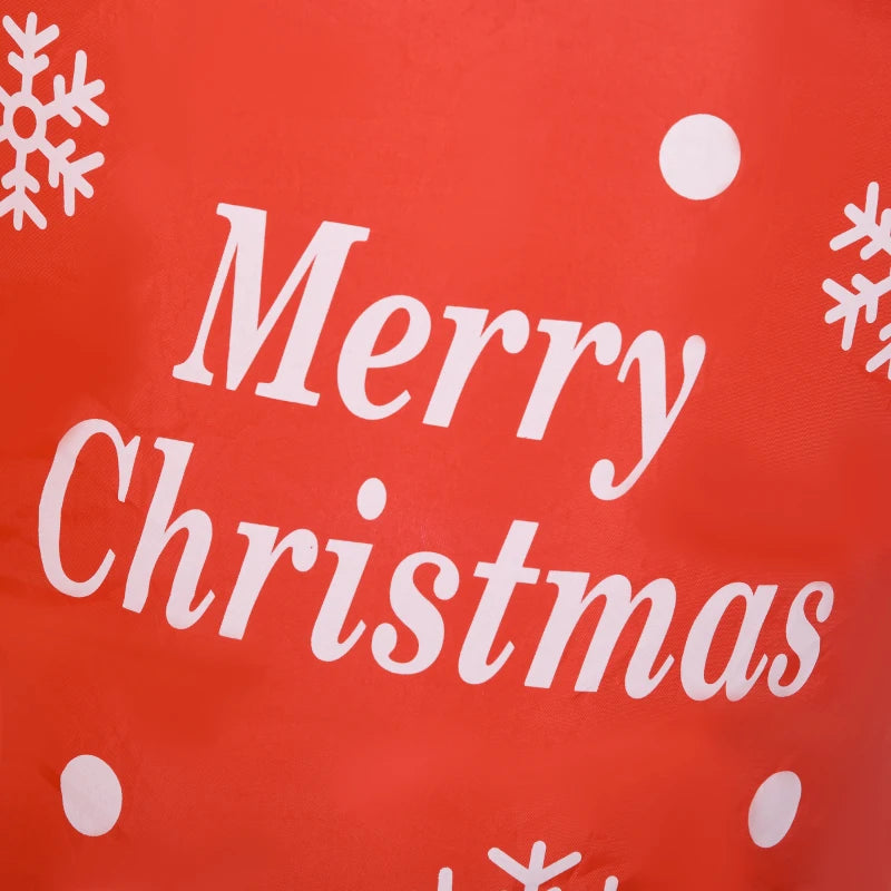 7.5ft Inflatable Gingerbread Man with Candy Cane & LED Lights - Outdoor Christmas Lawn Decoration for Parties & Holiday Displays