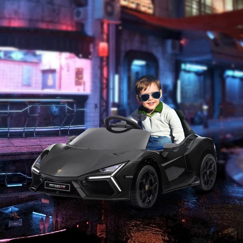 Licensed 12V Lamborghini Revuelto Ride On Car with Butterfly Doors and Remote Control