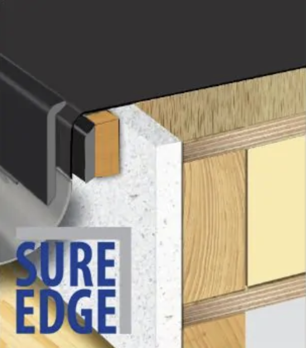 Sure Edge Gutter Drip Trim For EPDM Roofing - 2m