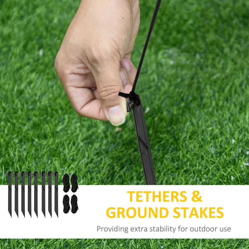 6.5ft Inflatable Santa Claus Sleigh with Reindeer - LED Lighted Christmas Decoration for Indoor Outdoor Garden Party