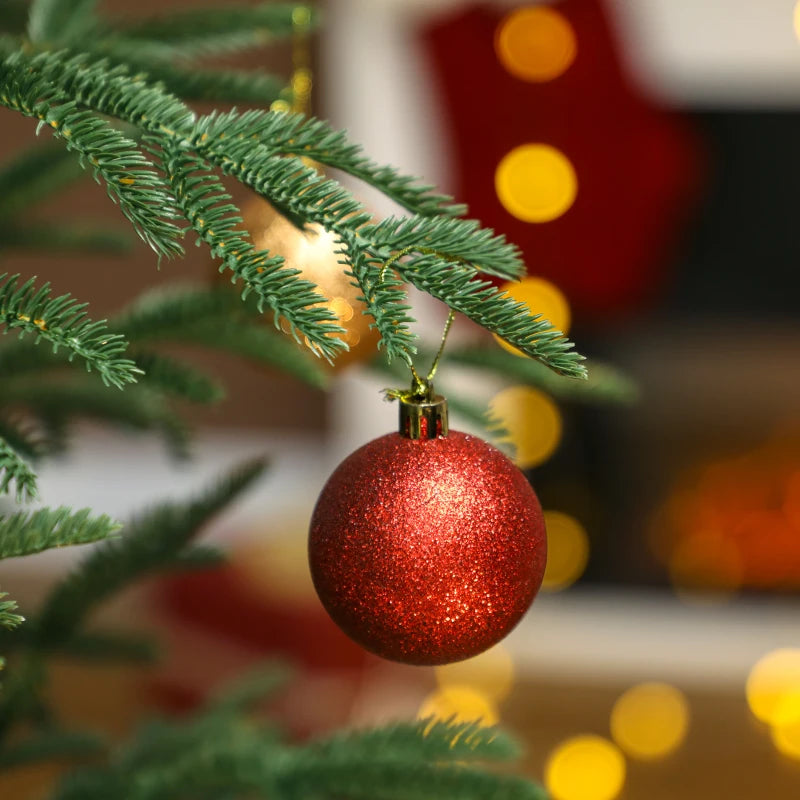 7ft Full Spruce Christmas Tree - Realistic Dense Tips, Easy Assembly, Lush Green Holiday Decor