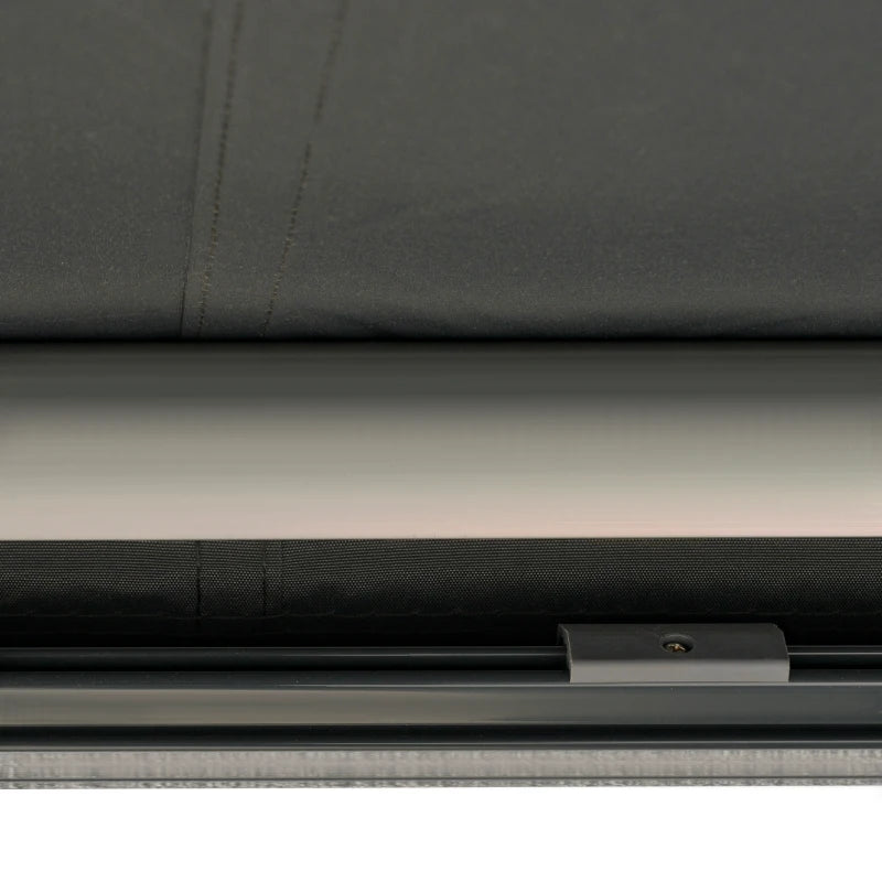 3m x 2.5 m Light Grey Electric Retractable Awning with Remote Controller - Aluminium Frame UV50+ Sun Shade Canopy