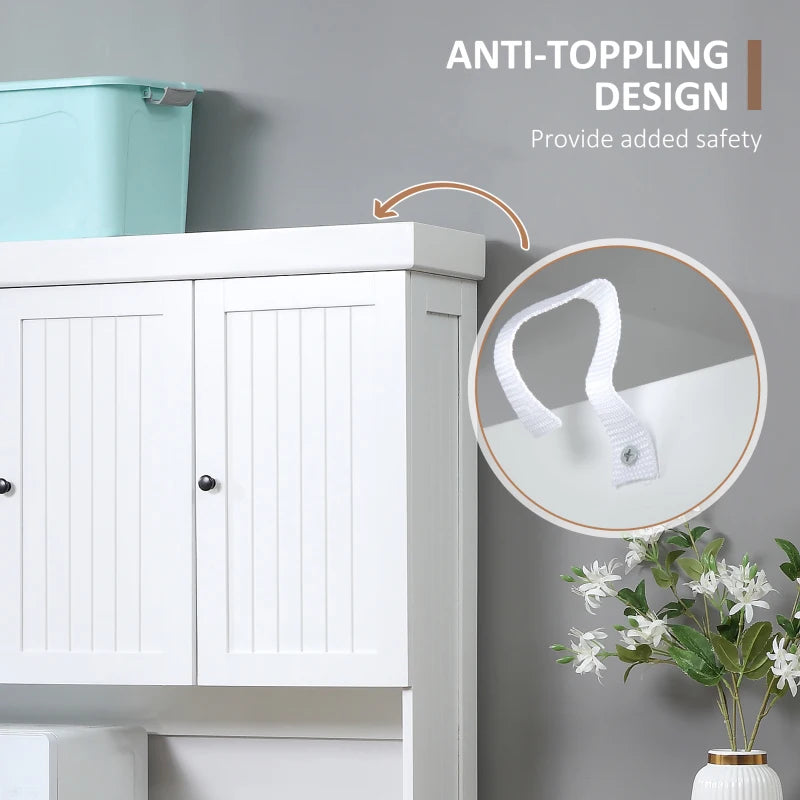 Modern 180cm Freestanding Kitchen Cabinet with Open Countertop and Ample Storage Space