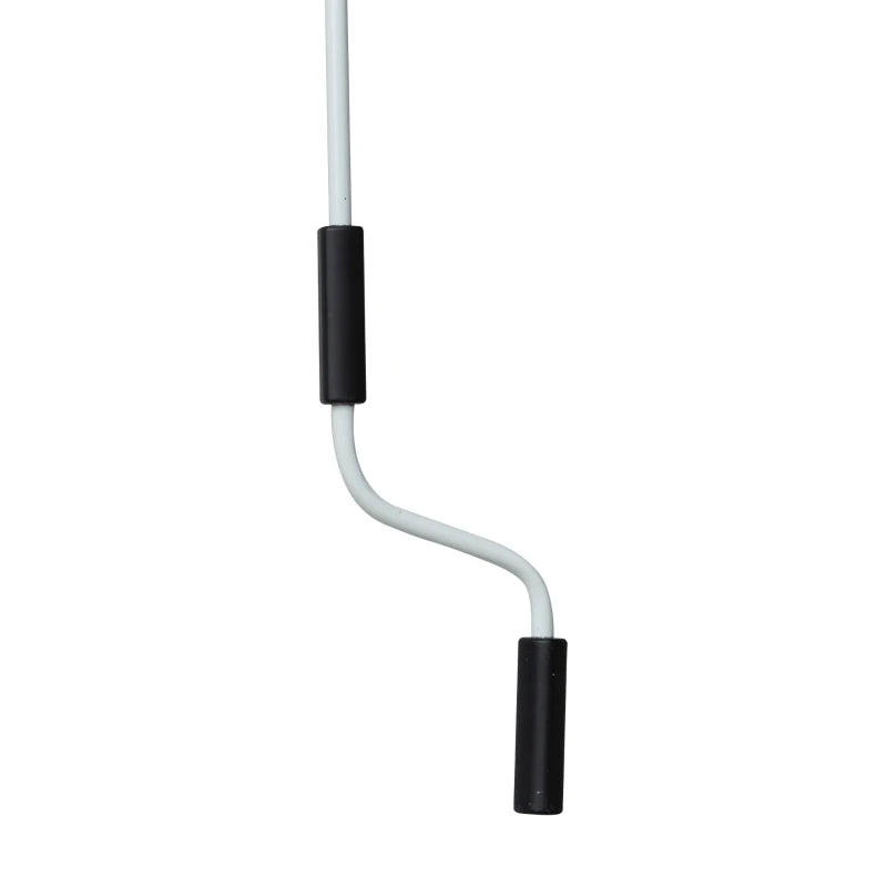 Red 3.5m x 2.5m Retractable Manual Awning Canopy