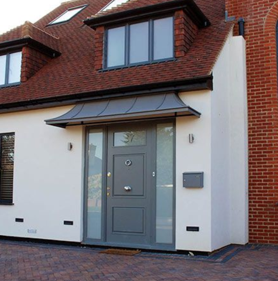 Quartz Zinc Belgravia Canopy (1500mm x 610mm)